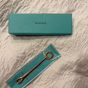 Tiffany & Co. Sterling silver Sunburst bubble blower.